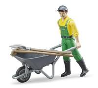 Bruder BWORLD agricoltore con accessori