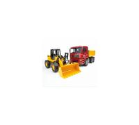 BRUDER Construction truck with articulated road loader