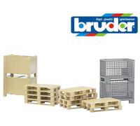 Bruder Giocattoli 02415 1:16 Scatole/Pallet/Crates Logistics Accessori Set -