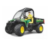 Bruder Giocattoli 02490 Pro Serie John Deere Gator Atv Xuv 855D + Autista 1:16