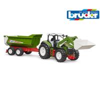 Bruder Giocattoli 03452 Roadmax Trattore Anteriore Caricatore & con Rimorchio 1: