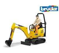 Bruder Giocattoli Jcb Mini Scavatore 8010 Cts + Guida - Moving Braccio + Secchio