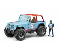 Jeep Wrangler Cross Country Racer with Driver - Team Blue