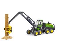 Bruder John Deere 1270G Mietitrice con 1 tronco d'albero
