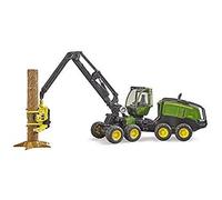 MODELLINO BRUDER JOHN DEERE 1270G TAGLIA TRONCHI CON BRACCIO MECCANICO