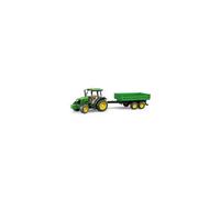 Bruder BRD02108 John Deere 5115 M con Rimorchio Dotato di Sponde