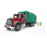 Bruder Mack Mack Granite Garbage Truck (Ruby Red-Green)
