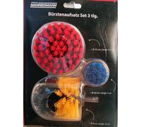 Bruder Mannesmann Set 3 Spazzole Per Trapano o Avvitatore