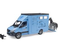 BRUDER 02674 SPRINTER TRASPORTO ANIMALI CON 1 CAVALLO