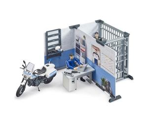 BRUDER Police Station with Police Motorcycle 1 St