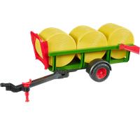 BRUDER 02204 RIMORCHIO CON 3 BALLE FIENO ROTONDE