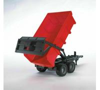 Merchandising Bruder: 2211 - Rimorchio Ribaltabile (Rosso)