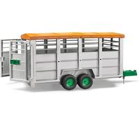 MODELLINO BRUDER RIMORCHIO TRASPORTO ANIMALI CON 1 MUCCA