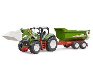 bruder ROADMAX Traktor con Frontlader e Kippanhänger Fertigmodell Landwirtschafts Modell