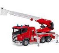 Bruder - Scania Super 560R vigili del fuoco con scala girevole pompa dell'acqua modulo LS (03591) NEW