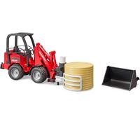 Bruder BRD02192 Schäffer - Ruspa 2630 con Accessori e Balla di Fieno