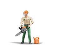 Bruder 60030 Operaio forestale - Giocattolo -Scala 1:16 10,7 CM