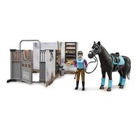 Merchandising Bruder: 62506 - Stalla Con Accessori E Cavallo