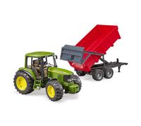Bruder trattore John Deere con rimorchio ribaltabile 1:16