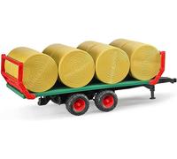 BRUDER 02220 RIMORCHIO CON 8 BALLE FIENO