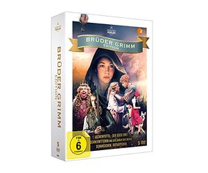 Brüder Grimm Edition: Die schönsten Märchen der Brüder Grimm aus der Reihe Märchenperlen: ASCHENPUTTEL, DER SÜSSE BREI, SCHNEEWITTCHEN, DORNRÖSCHEN und ROTKÄPPCHEN