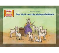 Brüder Grimm Ul Der Wolf und die sieben Geißlein: Kamishibai Bildkar (Tascabile)