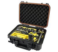 Brüder Mannesmann ADAC valigetta portautensili 77 pz, IP65 | M29063 | Valigetta di plastica impermeabile e a tenuta di polvere protegge da umidità e sporco, per veicoli, barche e outdoor