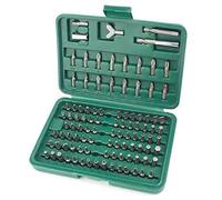 Brüder Mannesmann Assortimento inserti 100 pz, acciaio speciale | M29800 | Inserti temprati secondo norma DIN per croce, esagono interno e Pozidriv, attacco magnetico, 10 anni di garanzia