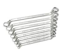 Brüder Mannesmann M 140-08 DIN Kit chiavi poligonali doppie 8 parti 6 - 22 mm