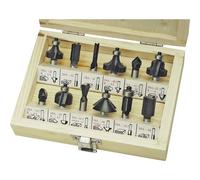 Brüder Mannesmann M 545-012 Kit di 12 Frese H Ø manico 8 mm