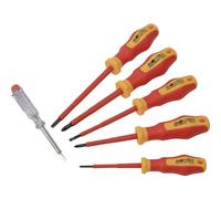 Brüder Mannesmann M11226 VDE Kit cacciaviti 6 parti Taglio, Croce Phillips
