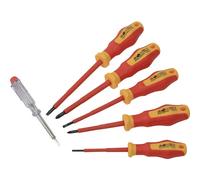 Brüder Mannesmann M11226 VDE Kit cacciaviti 6 parti Taglio, Croce Phillips