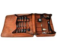 Brüder Mannesmann M29048 - Borsa porta attrezzi in pelle, 24 pezzi