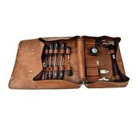 Brüder Mannesmann M29048 - Borsa porta attrezzi in pelle, 24 pezzi