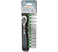 Brüder Mannesmann M29114 1/4 (6.3 mm) Kit di chiavi a bussola 4, 4.5, 5, 5.5,