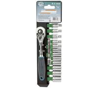 Brüder Mannesmann M29114 1/4 (6.3 mm) Kit di chiavi a bussola 4, 4.5, 5, 5.5,