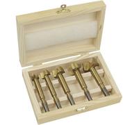 Brüder Mannesmann M54005 Kit punte Forstner 5 parti 15 mm, 20 mm, 25 mm, 30 mm