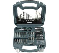 Brüder Mannesmann M54375 75 parti Assortimento punte e inserti Metallo, Pietra,