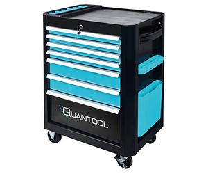 Brüder Mannesmann Quantool Q25160 - Carrello portautensili, 217 pezzi