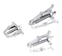 Brüder Mannesmann Set estrattori 3 pz., a 3 bracci, cromato | M 291-3 | Acciaio resistente alla corrosione, tre misure per cuscinetti, bussole e pulegge, anche in vani motore ristretti
