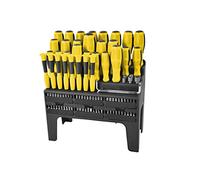 Brüder Mannesmann set giraviti 100 pezzi, acciaio CV, supporto | M11426 | Manici isolati per lavori elettrici, con inserti e adattatori, contenitore in plastica, 27 x 13,5 x 23 cm