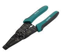 Brüder Mannesmann Werkzeuge M10875 - Pinza spelafili e pinza per schiacciare