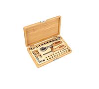 MAN 29000 - Set di utensili, in custodia di bambù, 41 pezzi