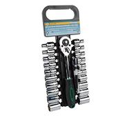 Brüder Mannesmann Werkzeuge M29106 Steckschlüsselsatz 1/2" TLG Socket Spanner Set, 1/2 inch, 22 Pieces