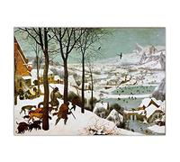 Bruegel Pieter《Cacciatori nella neve》Dipinto ad olio su tela Famosa opera d'arte Poster Immagine Decorazione da parete Decorazione d'interni per la casa 70x90cm (28x35in) Senza cornice