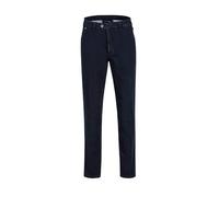 BRÜHL FINE TROUSERS Chino Pantaloni da uomo elasticizzati Parma DO 191310 I eleganti pantaloni in tessuto da uomo in denim bielasticizzato a 360°, con ottima stabilità della forma, Blu scuro, 58