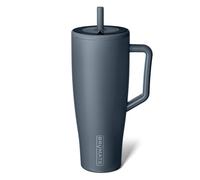 BrüMate Era - Borraccia termica con coperchio e cannuccia morbida, 100% a tenuta stagna, con coperchio e cannuccia morbida, realizzata in acciaio inossidabile, adatta al portabicchieri, 1180 ml, blu
