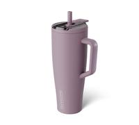 BrüMate Era Flip - Bicchiere con cannuccia ribaltabile coperta, 100% isolamento a tenuta stagna, realizzato in acciaio inossidabile, base adatta al portabicchieri, 1180 ml, colore: lilla crepuscolo