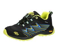 Brütting Chesna Low, Scarpe da Jogging Unisex-Adulto, Nero Blu Limone, 38 EU