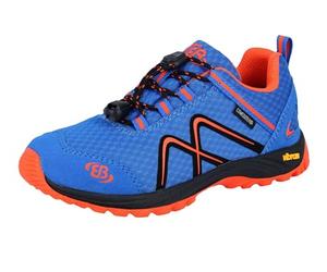 Brütting Guide, Scarpe da Jogging, Arancia Blu, 32 EU